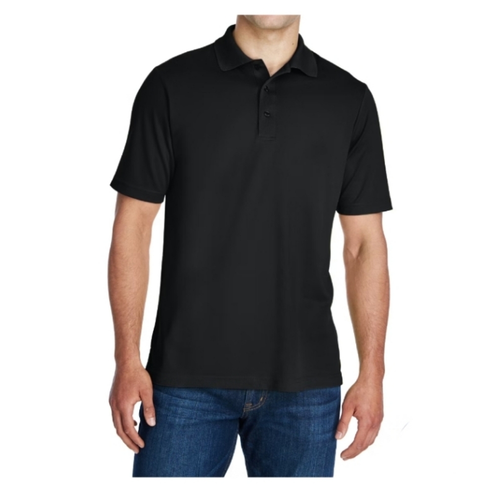 Core365 Black Men's Polo